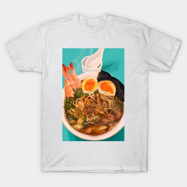 Great Japanese Ramen T-Shirt by SorokinaAnny